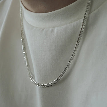 950 Sterling Silver Cuban Link Chain 4mm